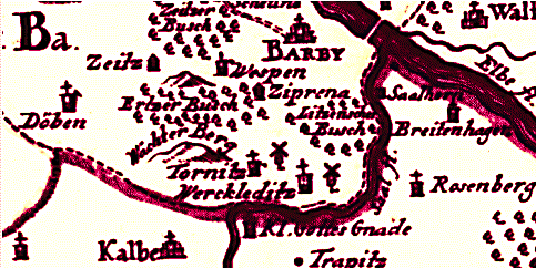 historische Landkarte